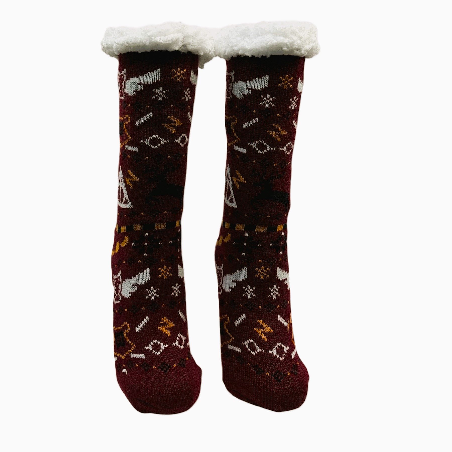 VIVA Home Kuschelsocken 1 Paar Hüttensocken Kuschelsocken ABS Sohle Hausschuhe Winter Strümpfe (Packung, 1 Paar)