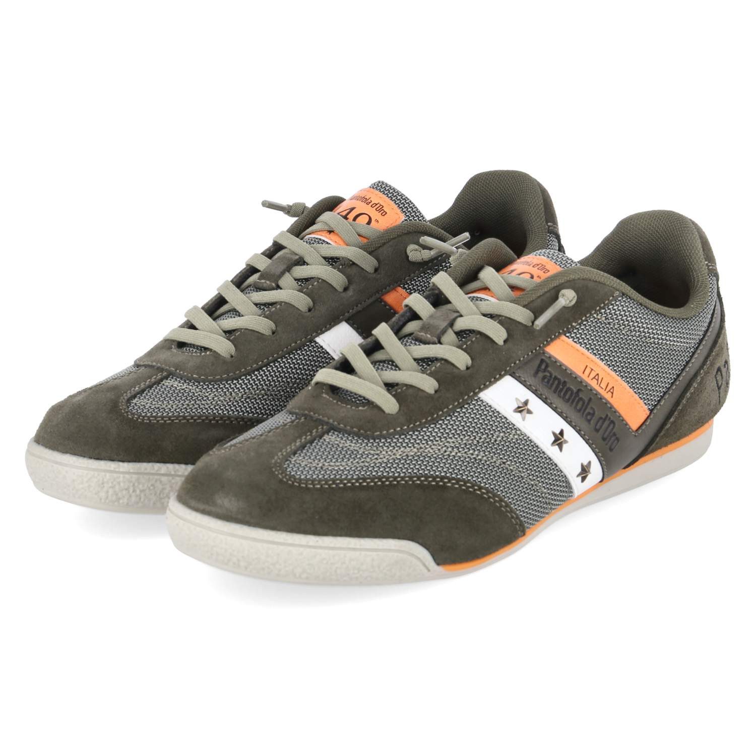 Pantofola d´Oro Pantofola d'oro PD001001761M-02-7105 Herren Leder & Textil green Schnürschuh