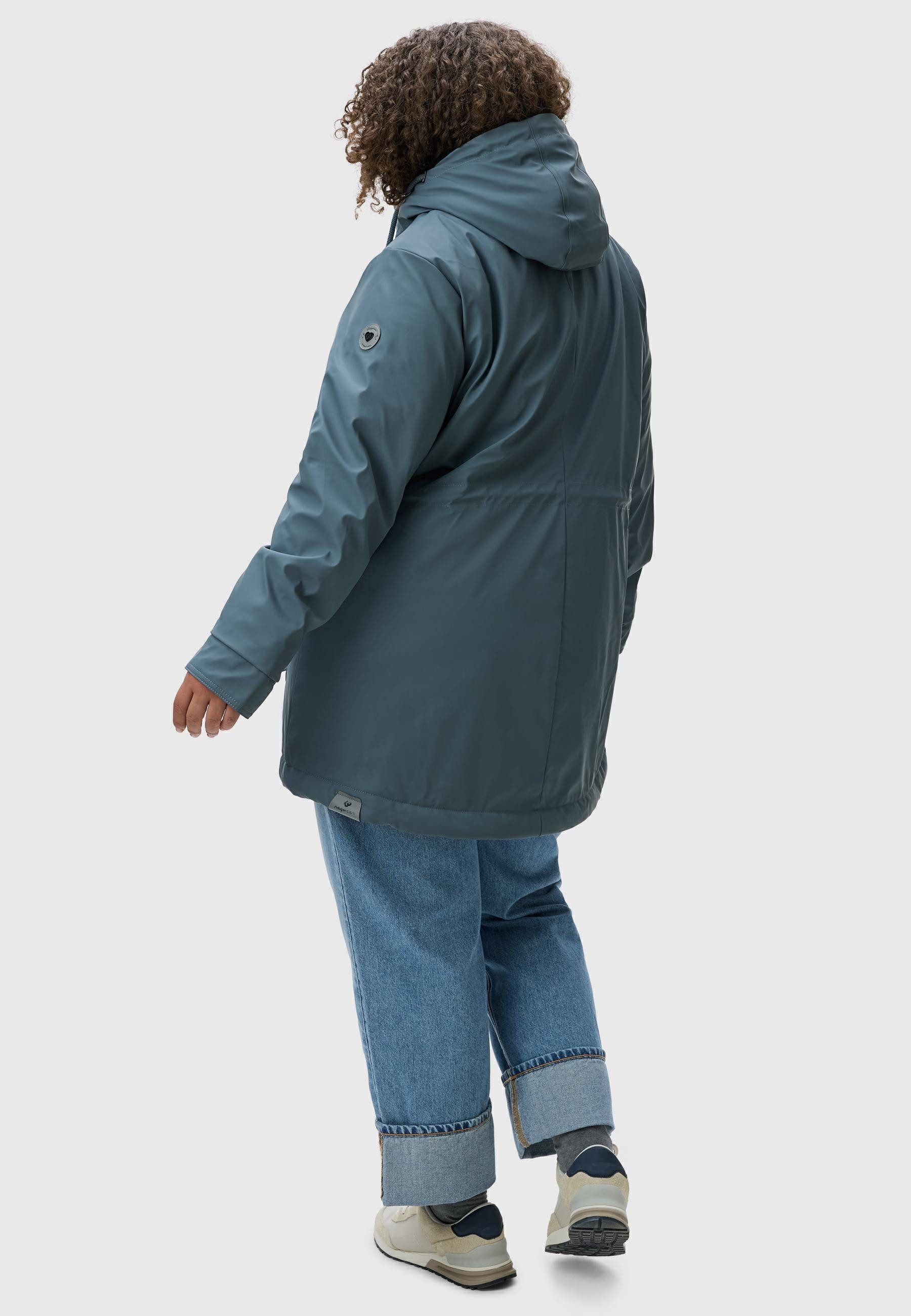 Ragwear Wintermantel Monadis Rainy II Intl. sportlicher, wasserdichter Parka für den Winter