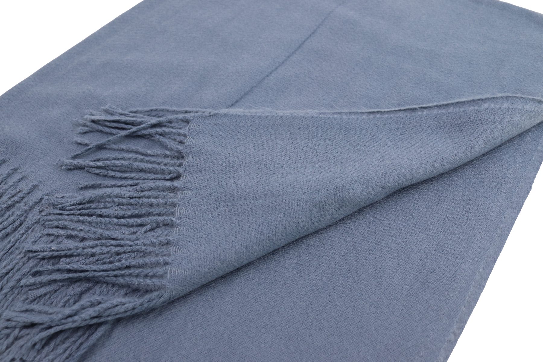 MIRROSI Modeschal weicher und warmer Unifarbe Schal mit Fransen, 70x180cm, günstig online kaufen