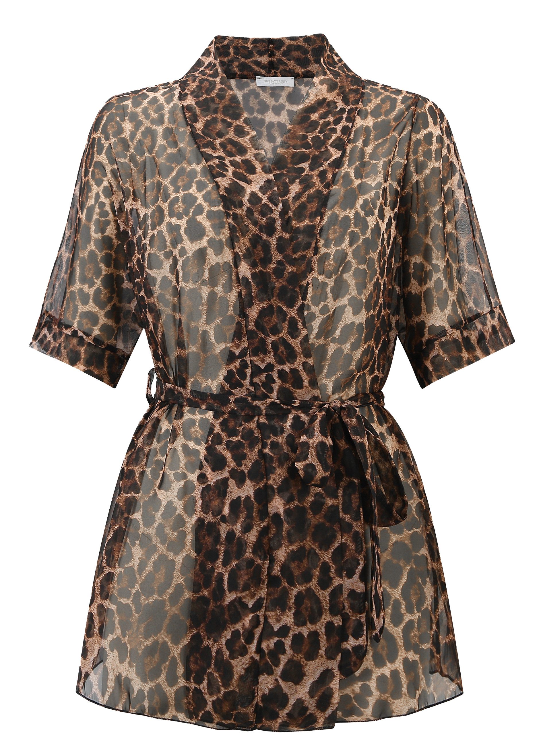 SASSYCLASSY Blusenkimono Eleganter transparenter Kimono Damen günstig online kaufen