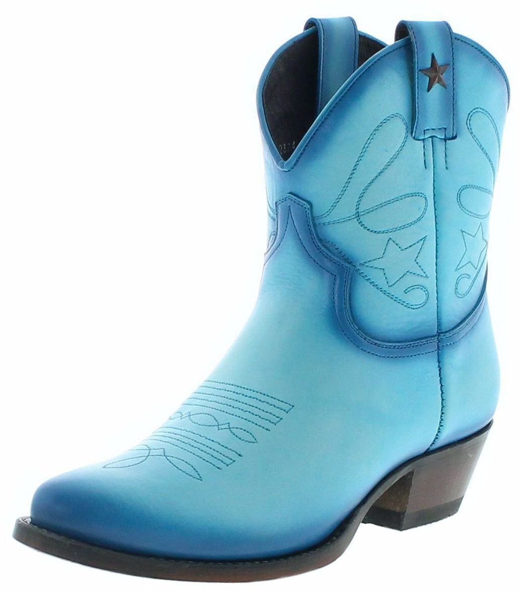 Mayura Boots »2374 Damen Westerstiefelette Türkis« Stiefelette  Rahmengefertigt