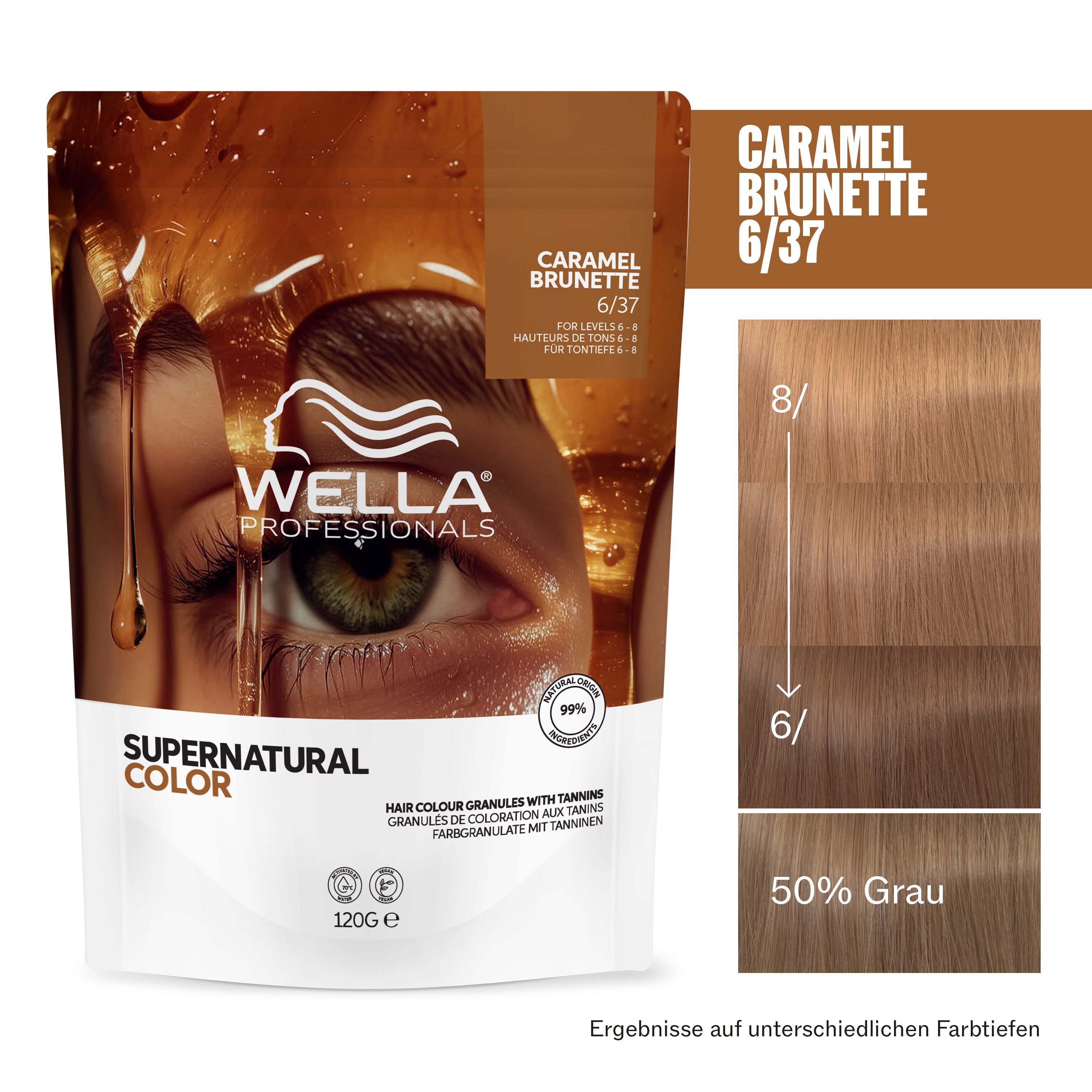 Wella Professionals Haarfarbe Supernatural Color - natürliche Haarfarbe zum Anmischen, 91% - 100% Inhaltsstoffe natürlichen Ursprungs