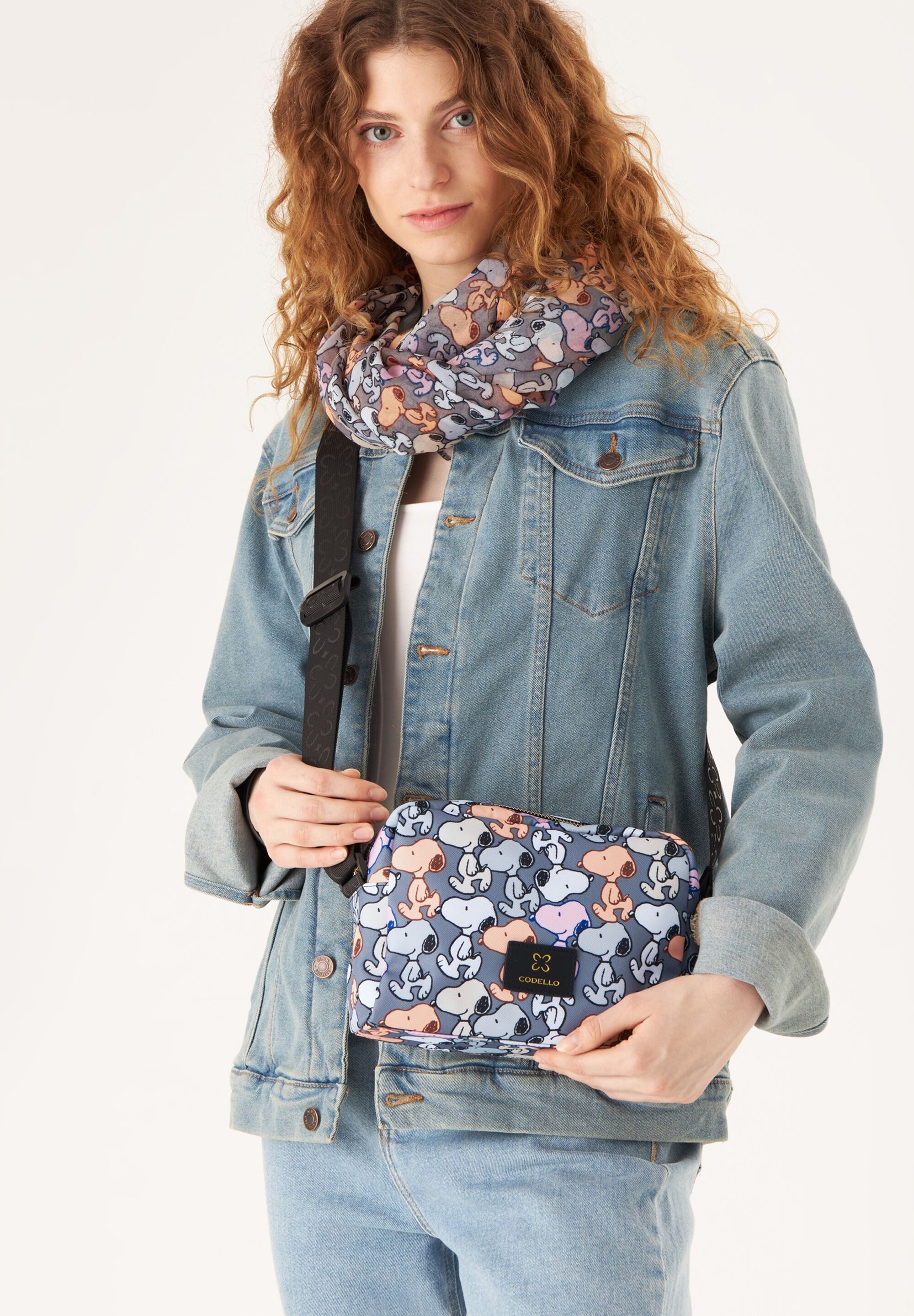 Codello Umhängetasche, mit Snoopy Print