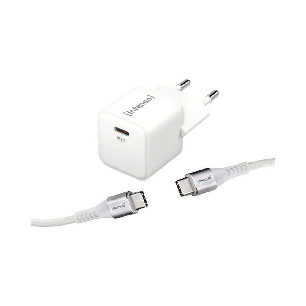 Intenso Kompakter 30W GaN-Adapter von Intenso. USB-Ladegerät (kompakt und vielseitig einsetzbar, Kompakt und universell einsetzbar)