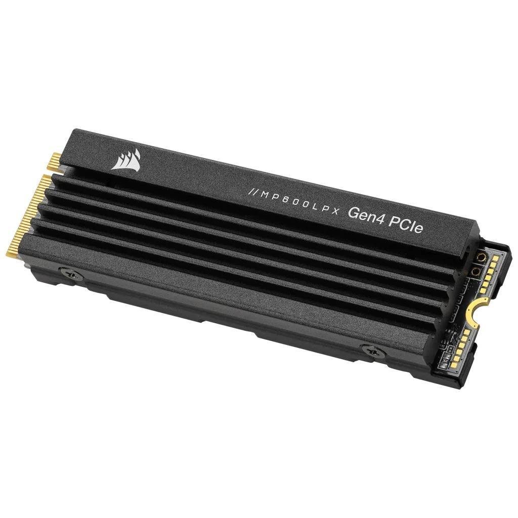 Corsair MP600 PRO LPX 8TB M.2 NVMe PCIe Gen. 4 x4 SSD interne SSD 7000,00 MB/S Lesegeschwindigkeit, 6100,00 MB/S Schreibgeschwindigkeit, Enorme Gen4-Speicherleistung für die PS5