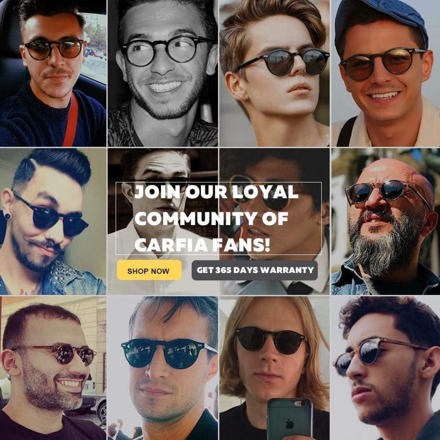 LuxusKollektion Sonnenbrille Polarisierte Sonnenbrille Herren Rund Retro mit Etui, 100% UV-Schutz