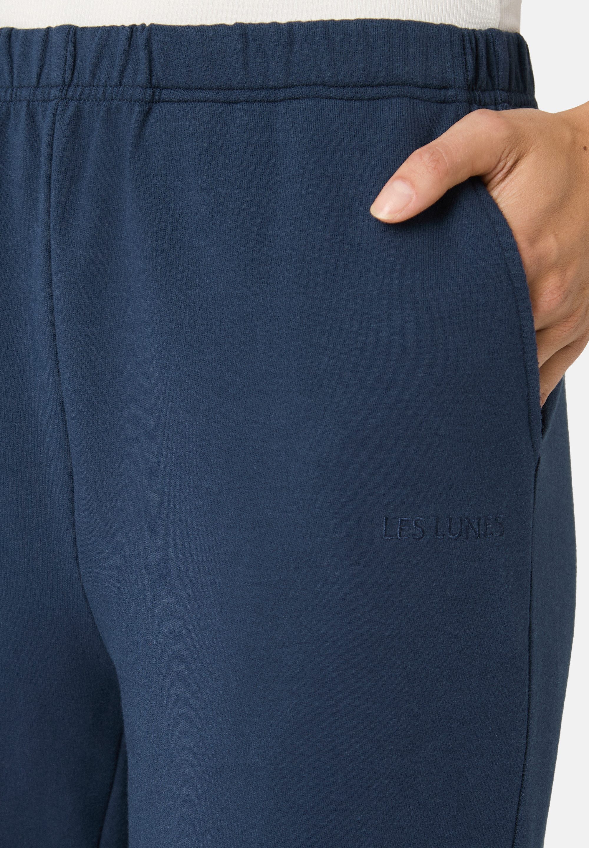 Les Lunes Jogginghose BONNIEE Jogpants Soft Touch, Relaxed Fit, elastischer Bund, Beinabschlüsse, Taschen