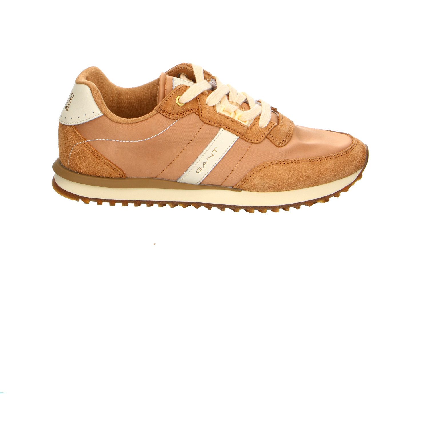 Gant Gant Beya Leinen-Stoff Schnürschuhe braun Schnürschuh