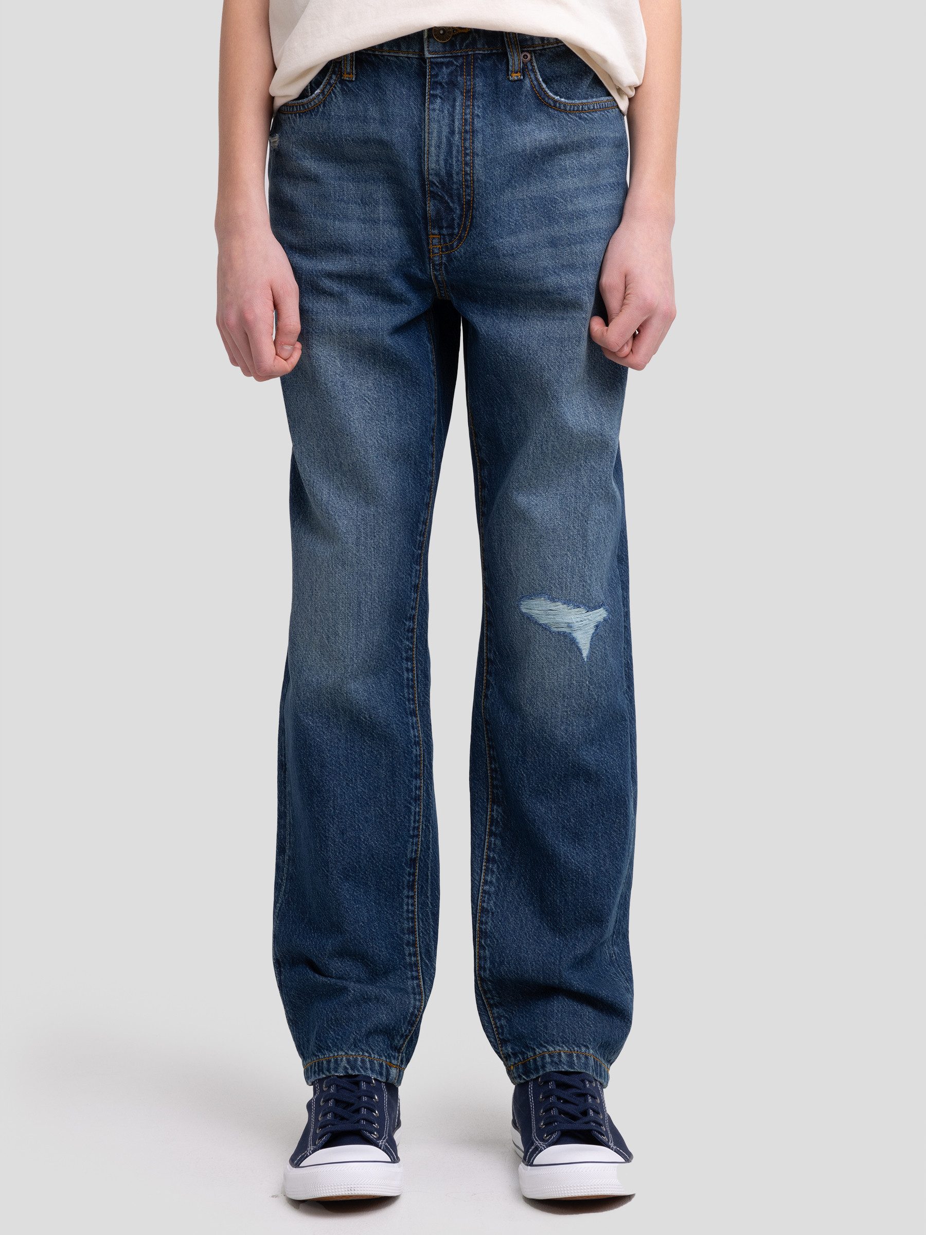 BIG STAR Weite Jeans ISAAM hohe Leibhöhe