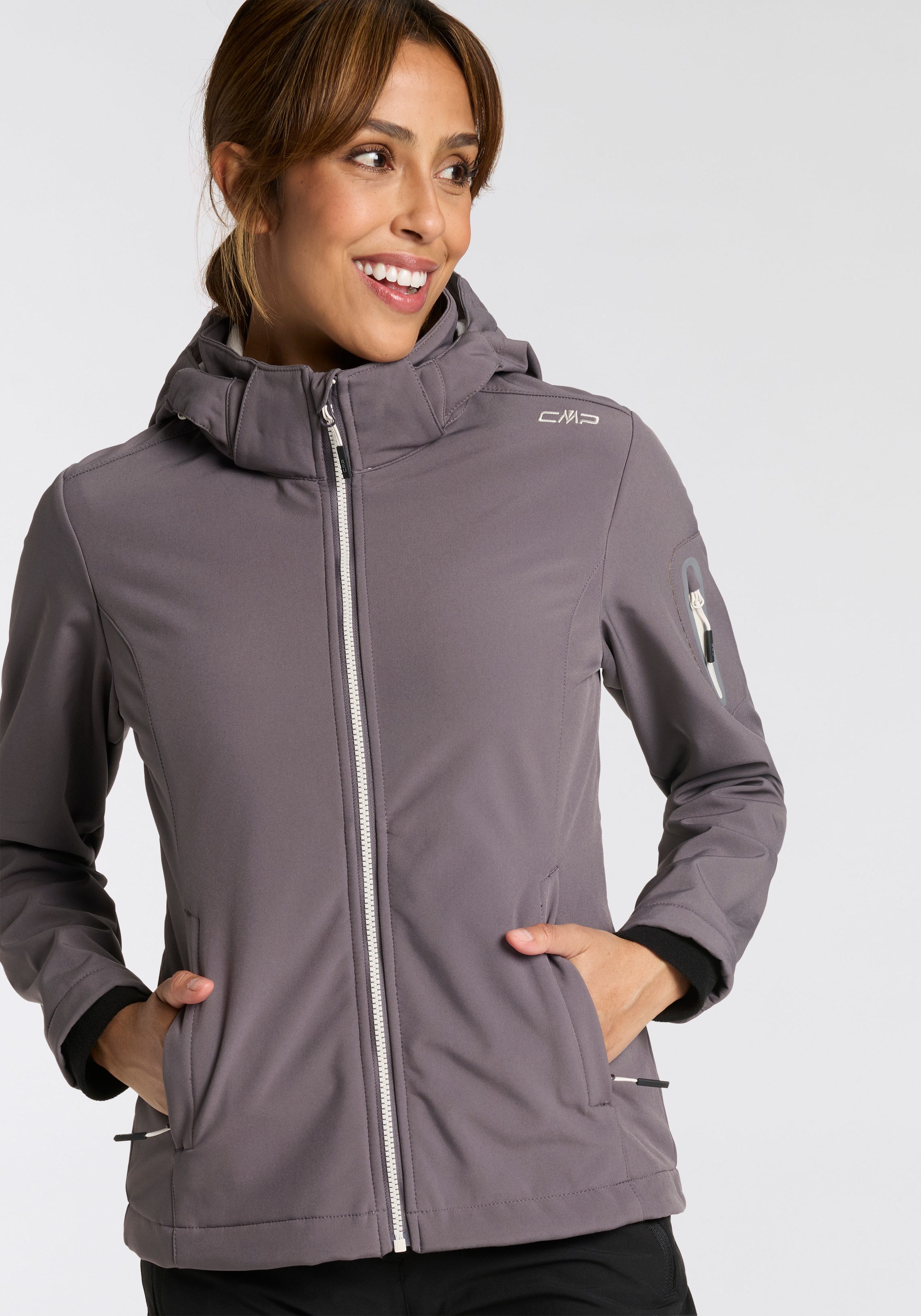 Softshelljacke WOMAN JACKET ZIP HOOD