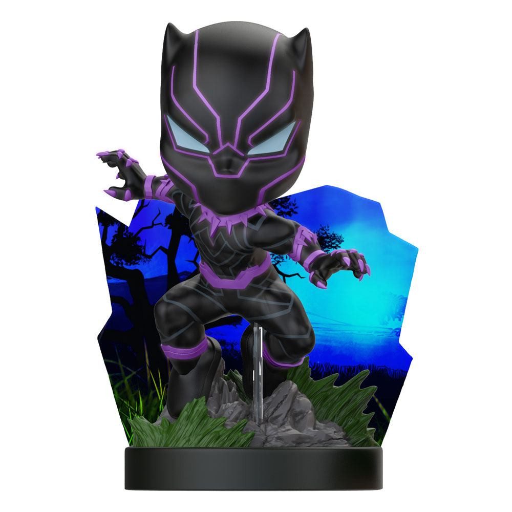The Loyal Subjects Merchandise-Figur Marvel Superama Mini-Diorama Black Panther (Kinetic Energy)