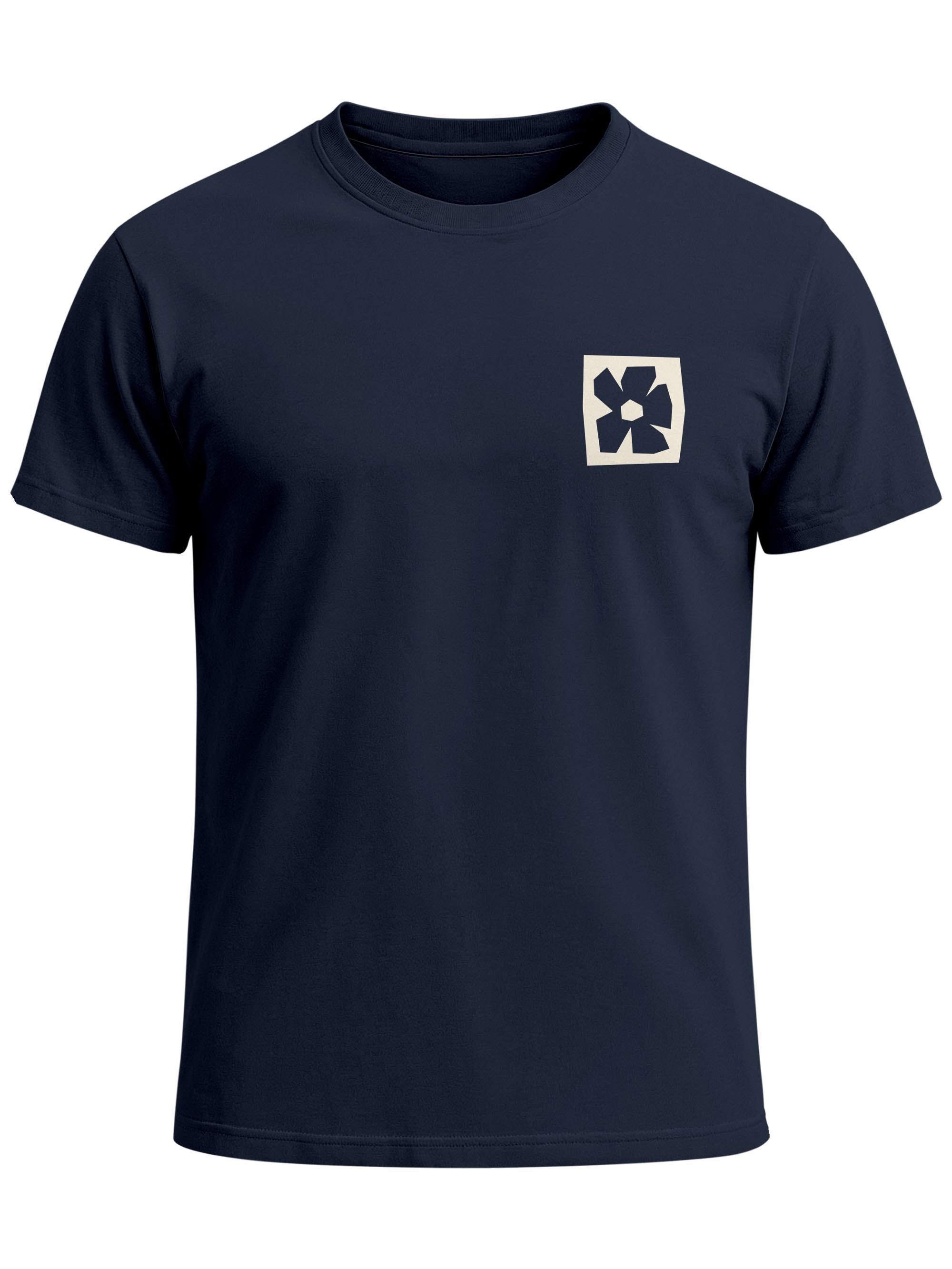 Neverless Print-Shirt Herren T-Shirt Frontprint - Design - Baumwollshirt Männer Fashion mit Print