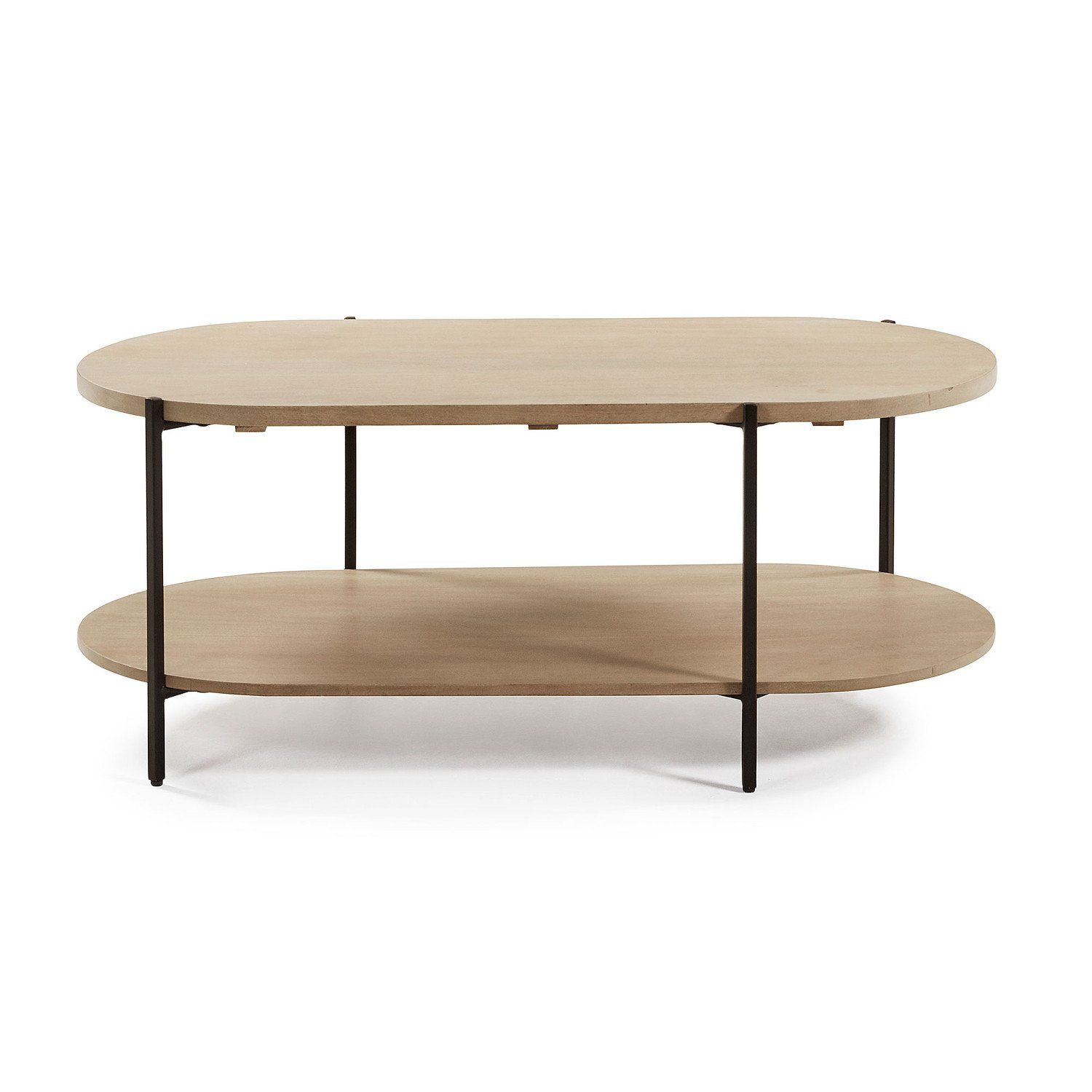 Beistelltisch Couchtisch Palmia 110x55cm massivem Mangoholz Beistelltisch