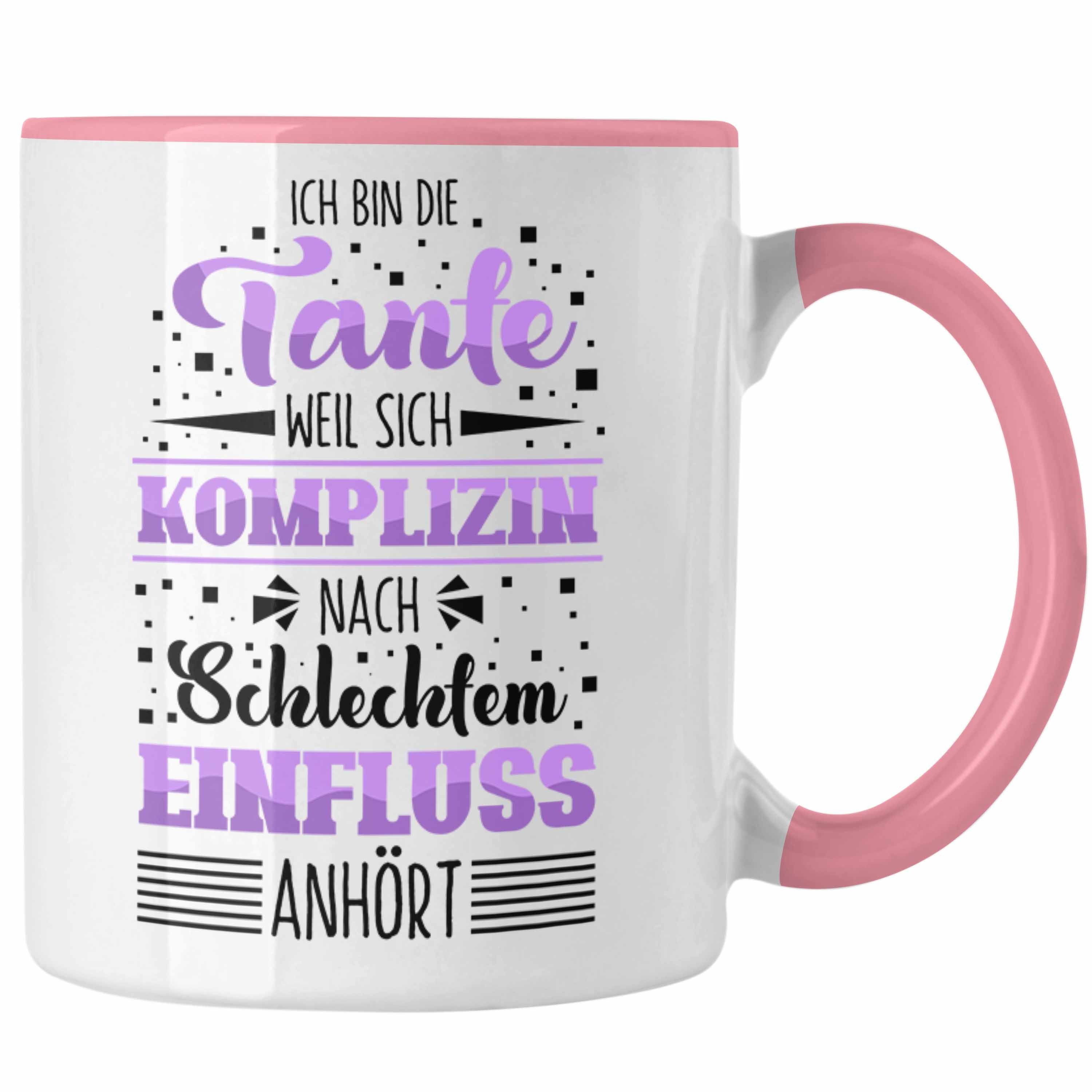 Schlechter Tasse Geschenk Rosa Komplizin Weil Trendation Sich Tante Beste Einfluss Tasse Ta