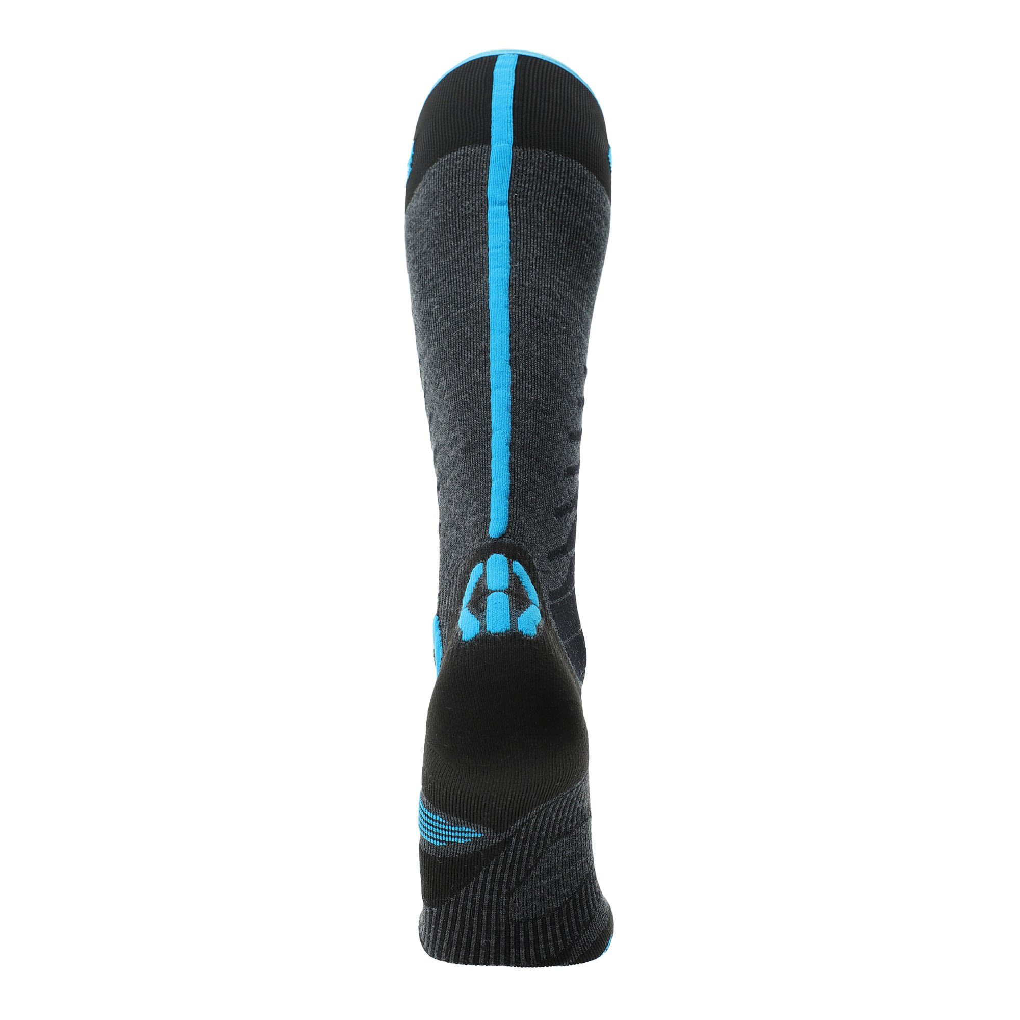 Uyn Socks M - Turquoise UYN Merino Herren One Anthracite Thermosocken Ski