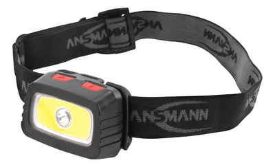 ANSMANN AG LED Stirnlampe LED Stirnlampe – breite Ausleuchtung dank 3W COB LED Technik