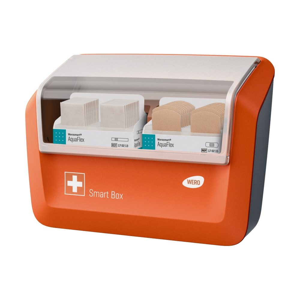 Werosmart® Пластырьspender Smart Box® Пластырьspender gefüllt mit AquaFlex Пластырь