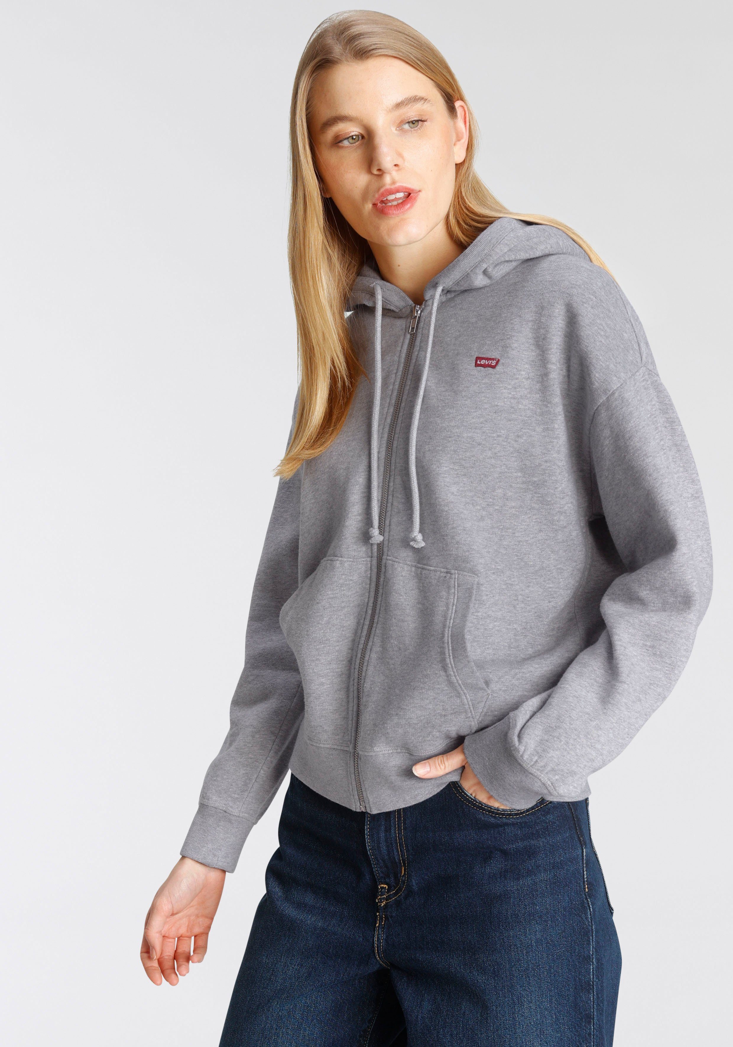 Levi's® Hoodie STANDARD ZIP HOODIE Überschnittene Ärmel