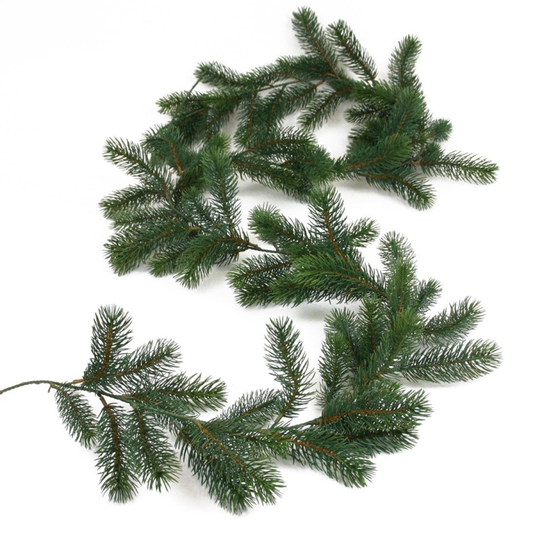 Kunstgirlande Künstliche Tannengirlande ca. 240cm (200 cm) mit ca. 100 Tannentriebe, Floratexx GmbH, Höhe 240.00 cm