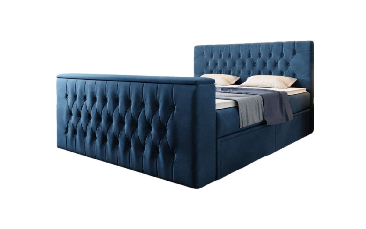 Luxusbetten24 Boxspringbett Vulnero, mit TV Lift günstig online kaufen