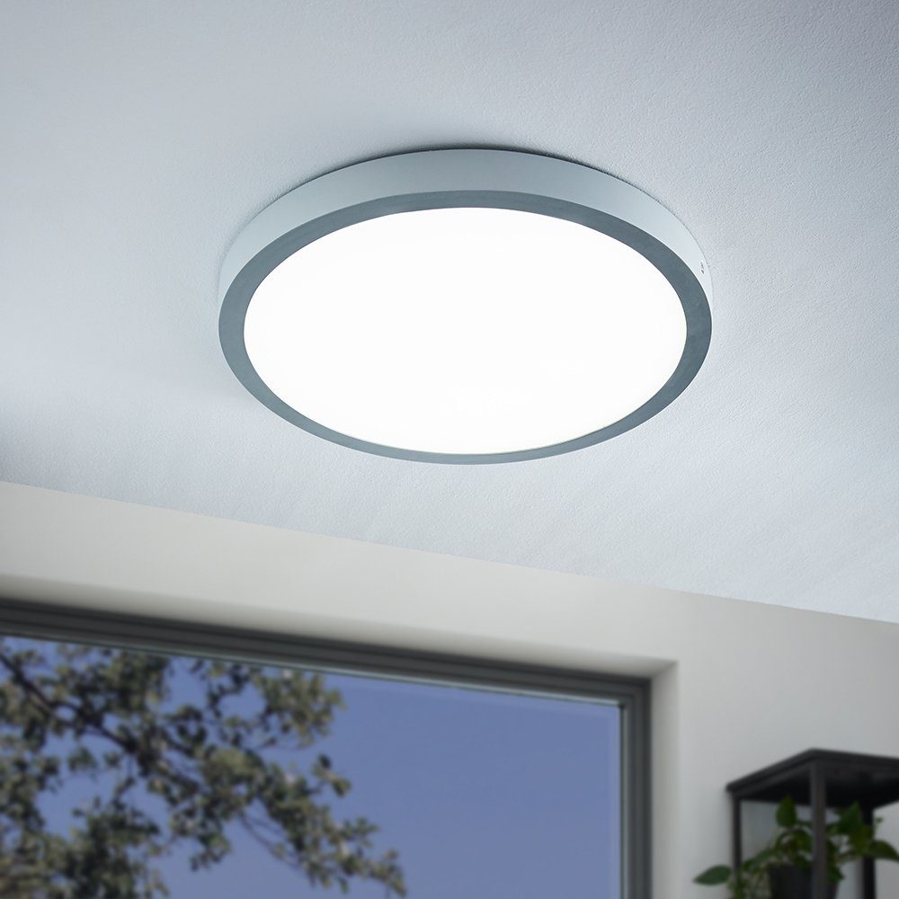 EGLO Aufbauleuchte Warmweiß, 1, 40 3 schlankes integriert, Design, Durchmesser nur fest cm FUEVA LED cm hoch