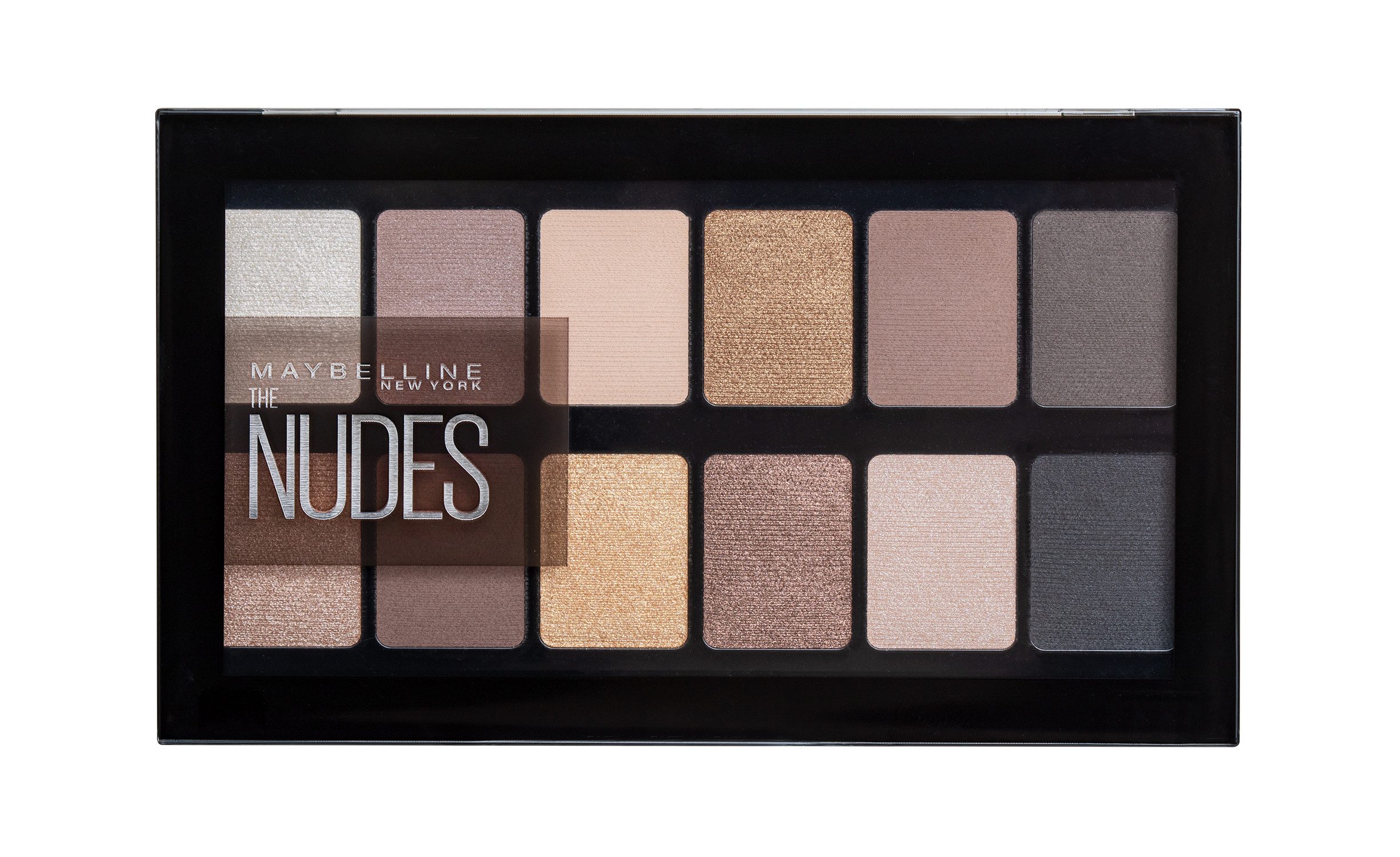 MAYBELLINE NEW YORK Lidschatten-Palette THE NUDES, mit warmen Erdtönen