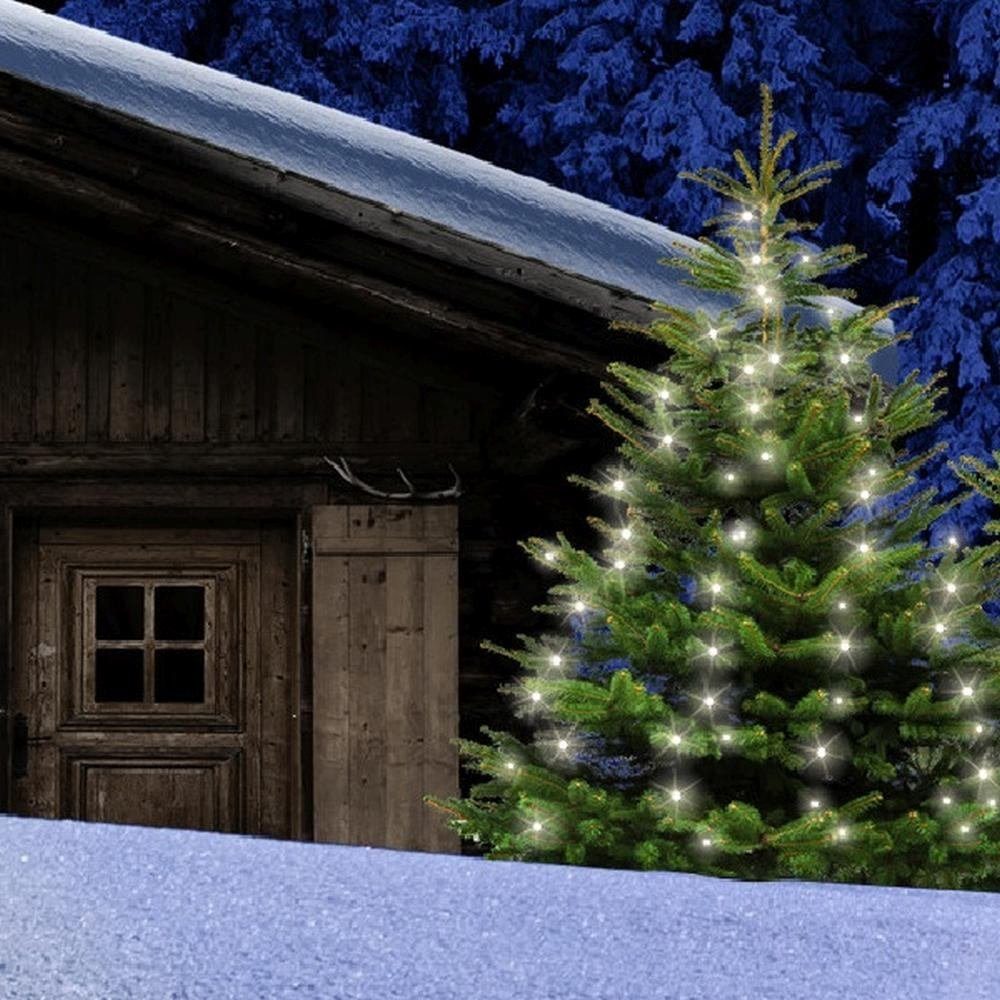 FHS LED-Baummantel 31169 LED Baumvorhang Lichterkette 160er warmweiß günstig online kaufen