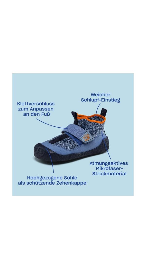 Affenzahn Knit Toddly Lauflernschuh nach Barfußschuhprinzip