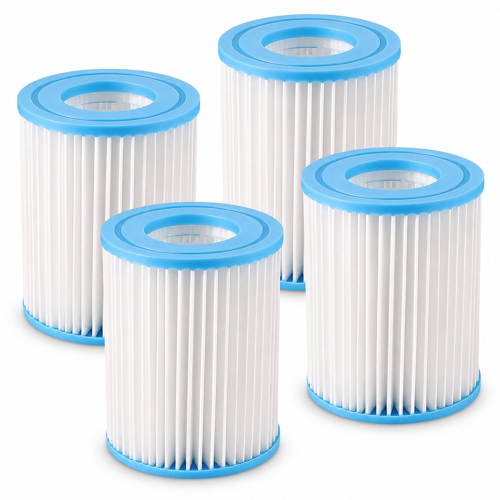 Pool-Filterkartusche 4 Stück Filterkartusche II für Whirlpools, Wasserfilter-Kartusche