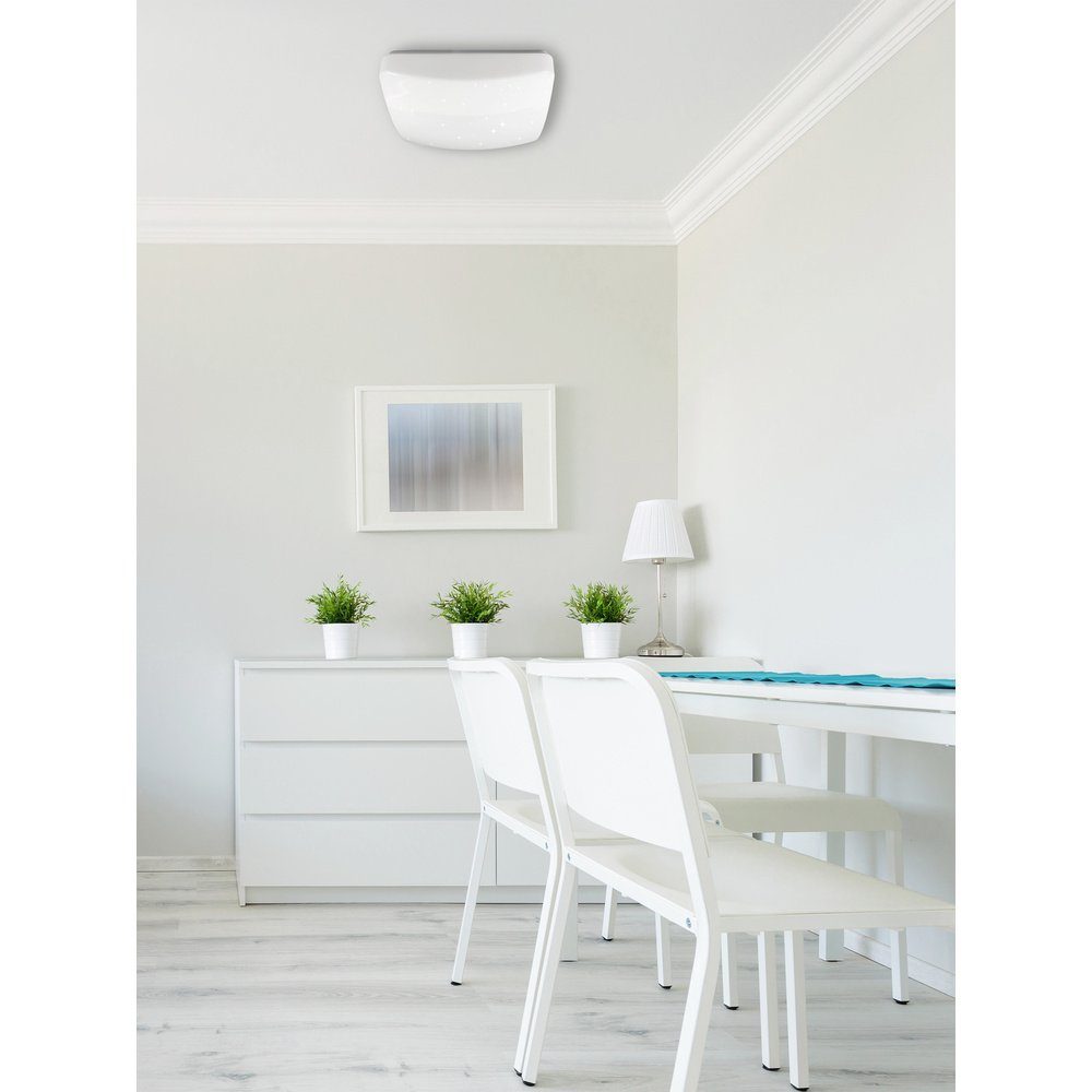 MÜLLER LICHT Deckenleuchte Müller-Licht 21000075 Reva Star 30 Square LED-Deckenleuchte LED 12 W
