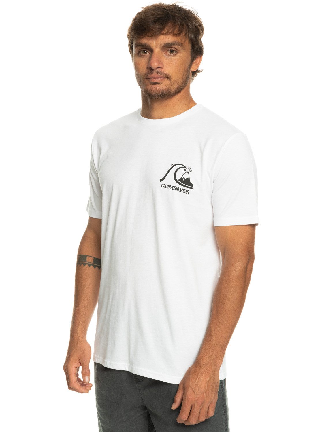 White T-Shirt Quiksilver Original The