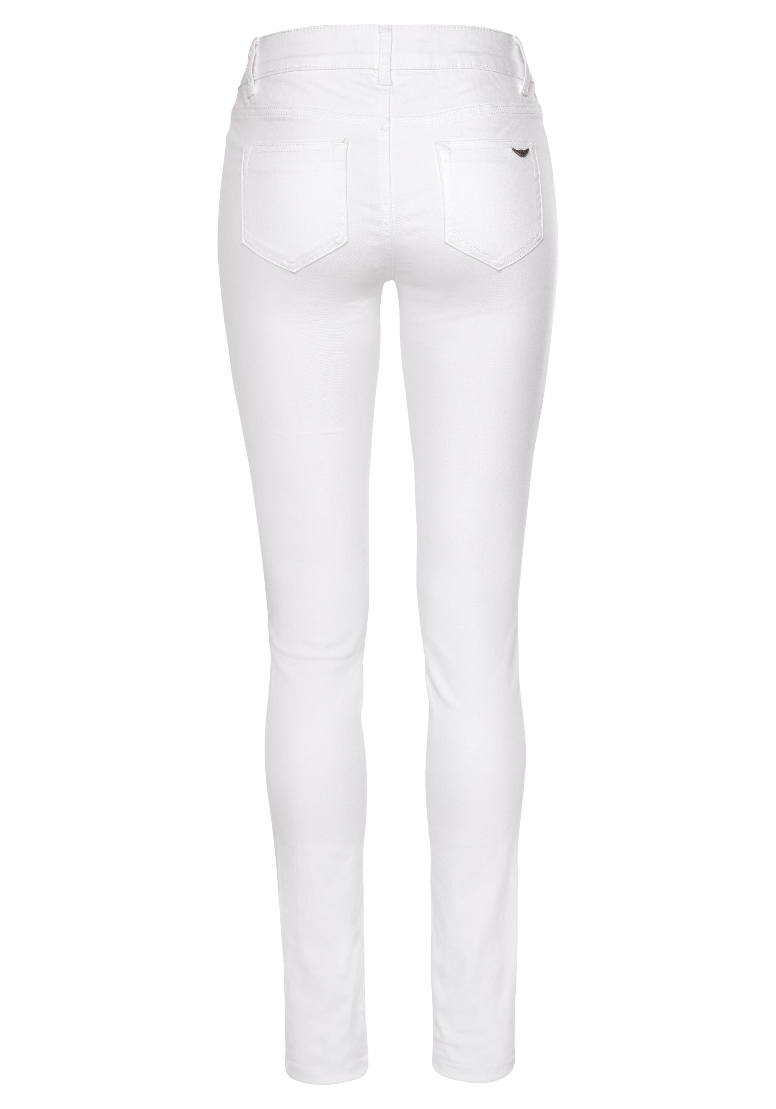 Arizona 5-Pocket-Jeans mit Keileinsätzen extra-enger Beinschnitt, niedrige Leibhöhe – Bild 5 von 5