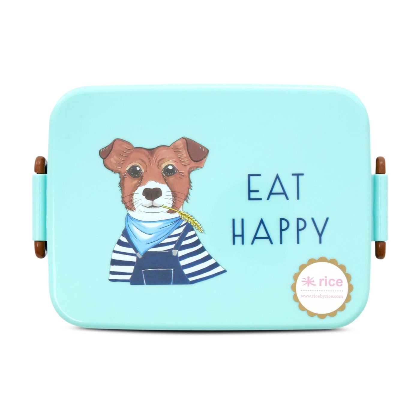 rice Lunchbox Rice Lunchbox Animal Farm - Hund Grün, Kunststoff, (2-tlg)