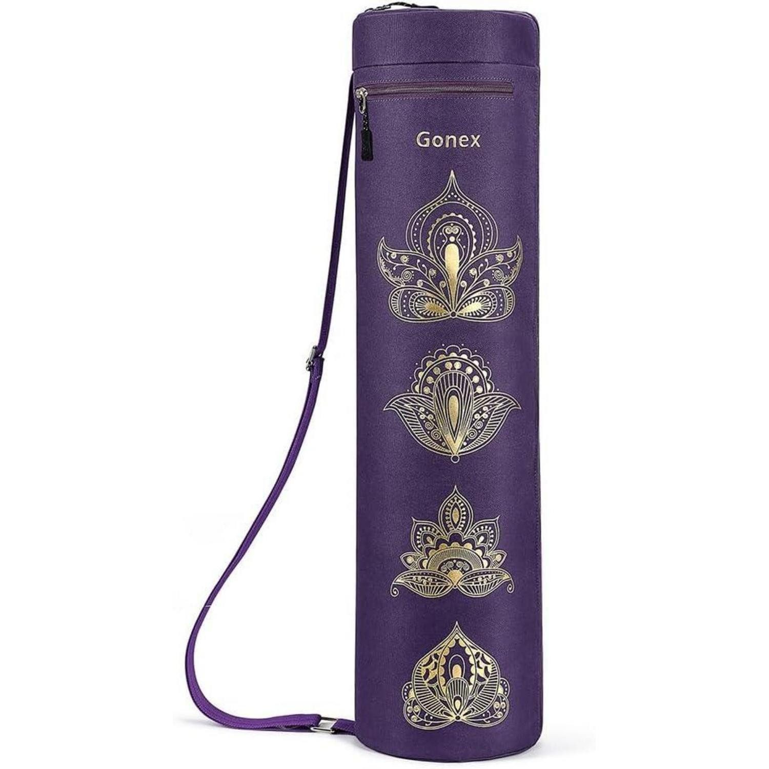 LuxusKollektion Yogatasche Yogatasche wasserabweisend mit Muster, 2 Fächer, verstellbarer