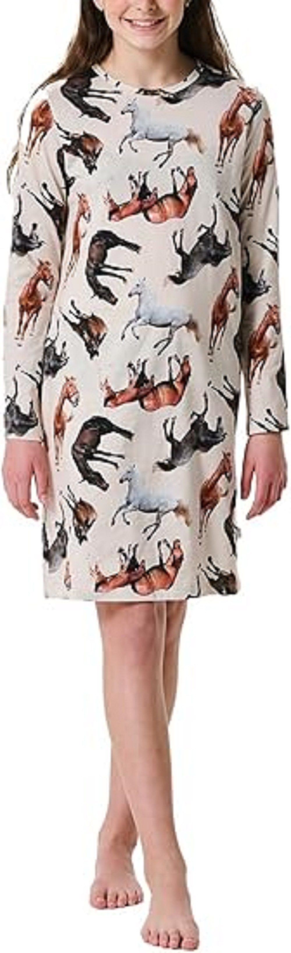 Schiesser Nachthemd Sleepshirt Pferde allover Gr. günstig online kaufen