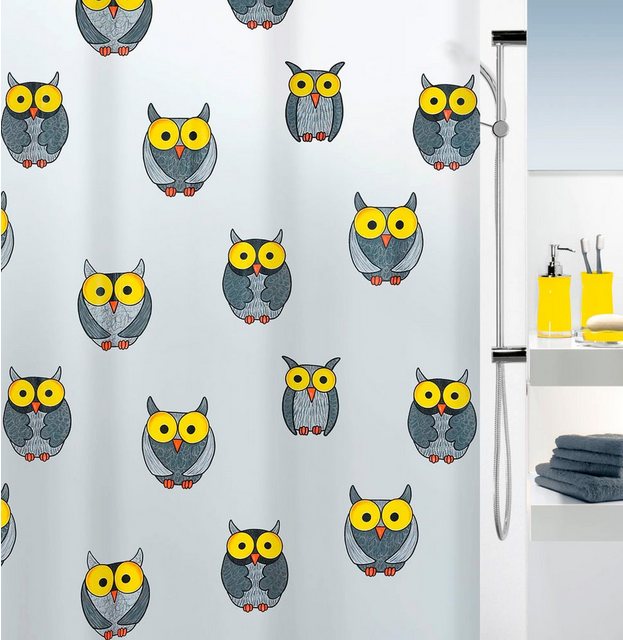 spirella Duschvorhang »Owl« Breite 180 cm, Höhe 200 cm-Otto