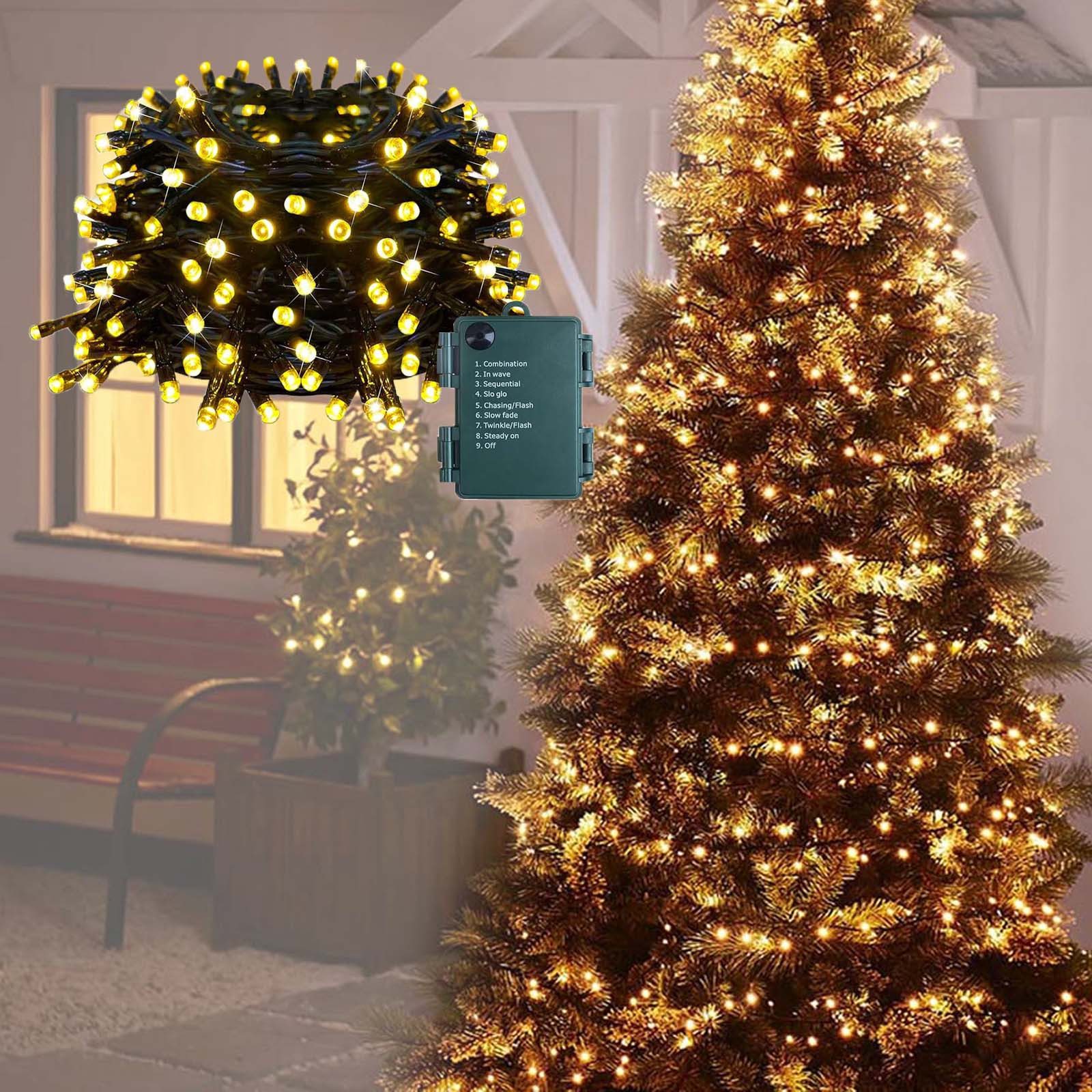 Jibenhome LED-Lichterkette Weihnachtsdeko Beleuchtung 50/100 LED, günstig online kaufen