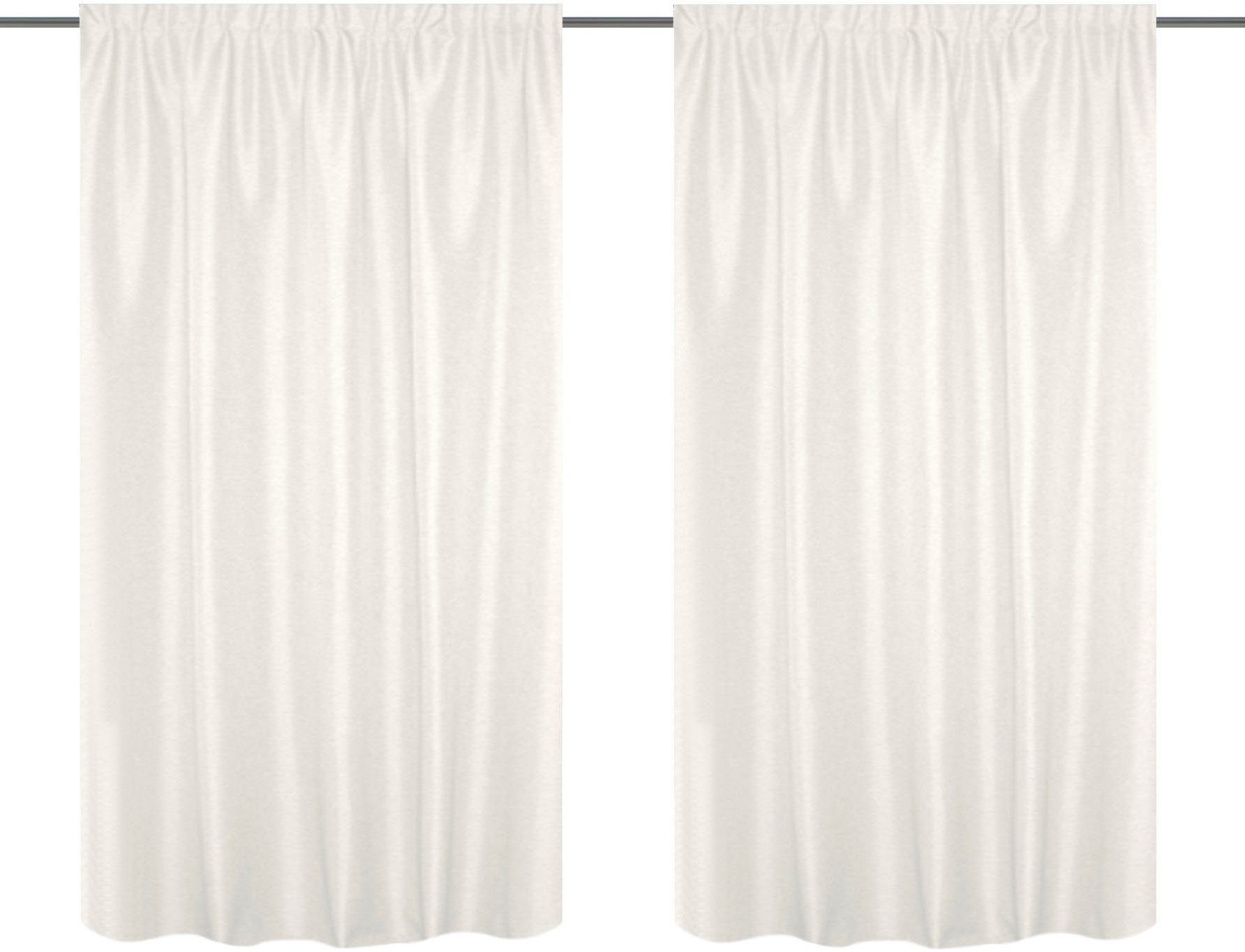 Home Basics Vorhang MAITE, Multifunktionsband (2 günstig online kaufen