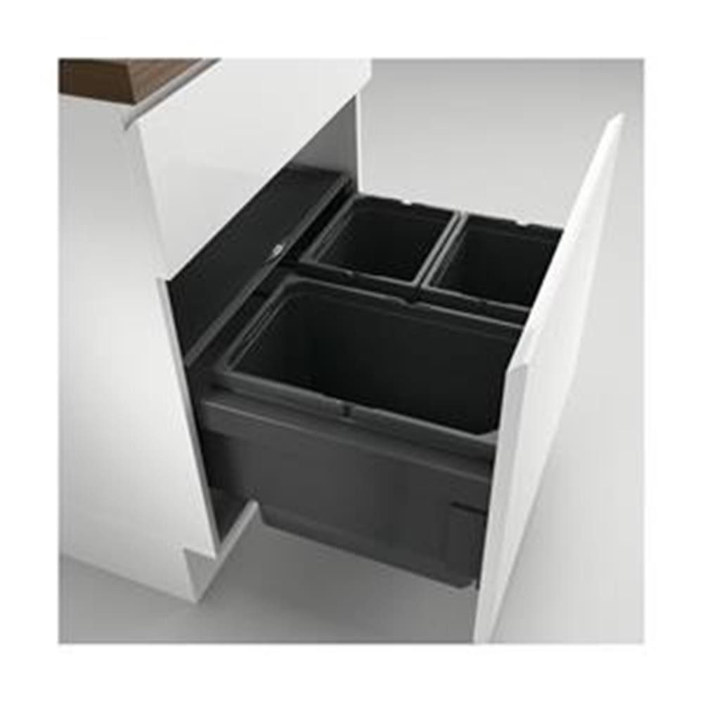 Naber Einbaumülleimer Cox® Base 360 S/600-3, Abfallsammler für Frontauszüge
