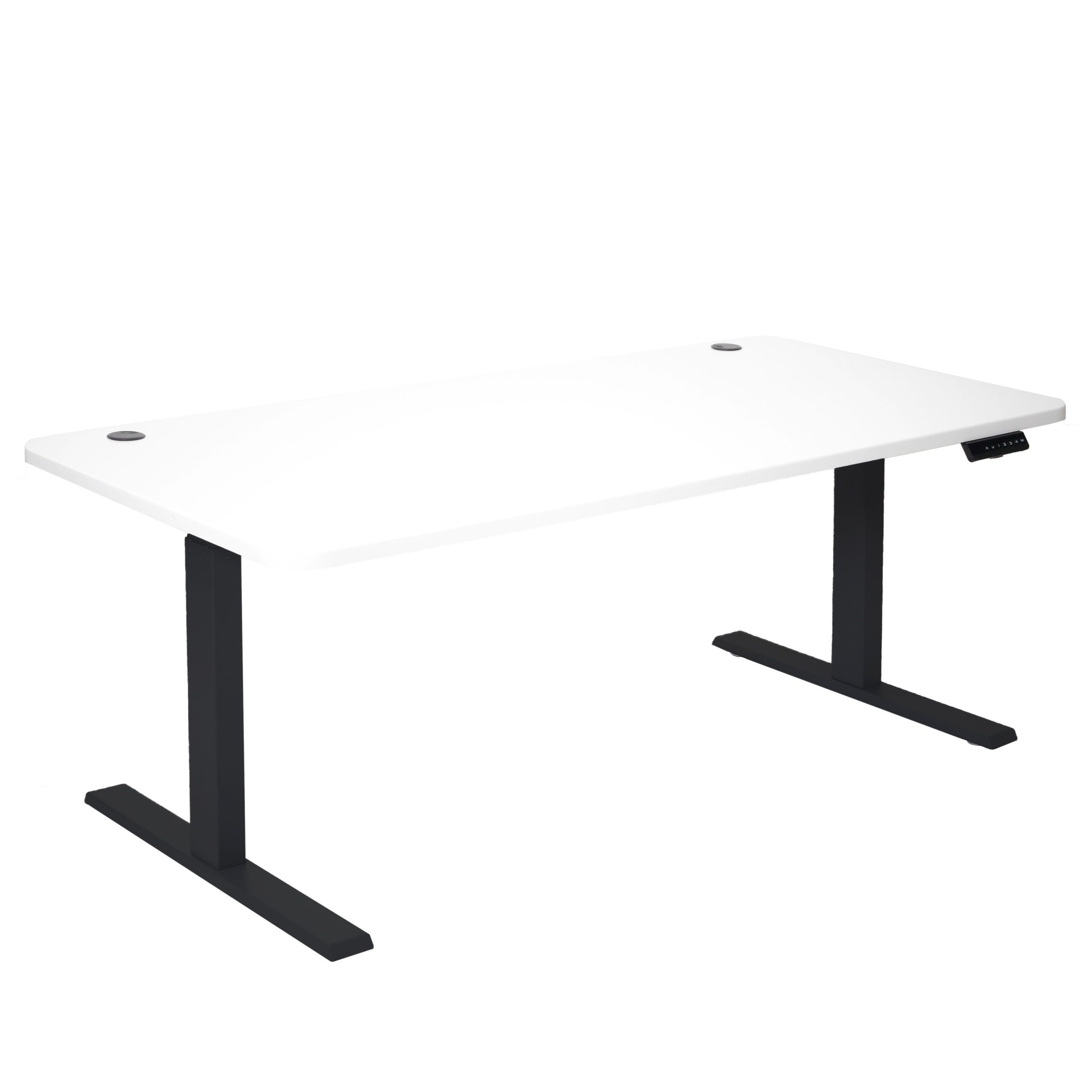 MCW Schreibtisch MCW-D40-53, höhenverstellbar, variable Gestellbreite, 2 Motoren, Memory-Funktion