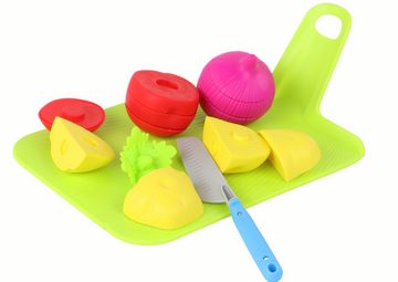 LEAN Toys Kinder-Küchenset Zubehör Gemüseschneidebrett-Set Kreativ Kunststoff Lernspielzeug Spaß