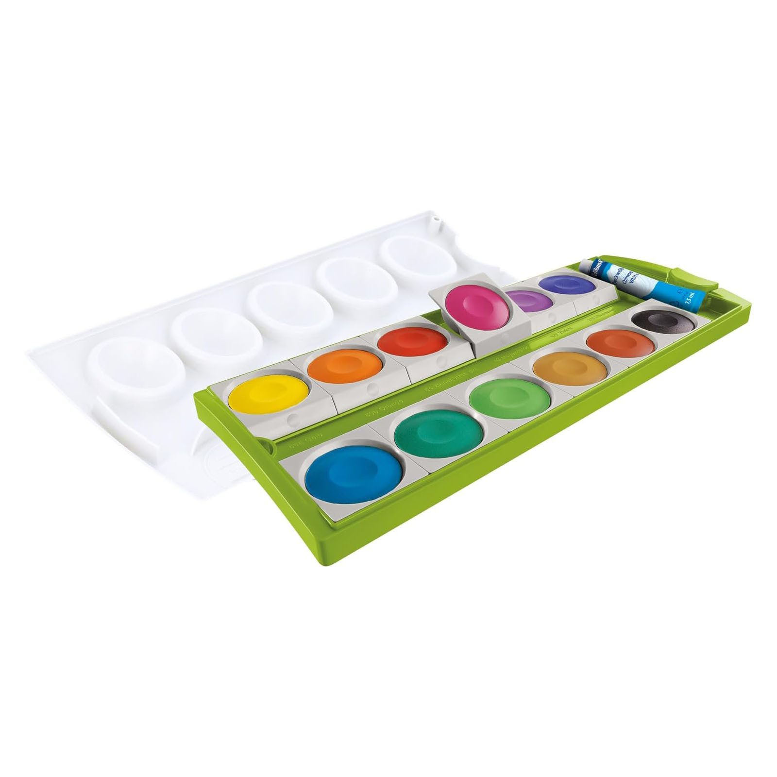 Pelikan Farbkasten Pelikan Deckfarbkasten Schul-Standard K12, 12 Farben - GRÜN