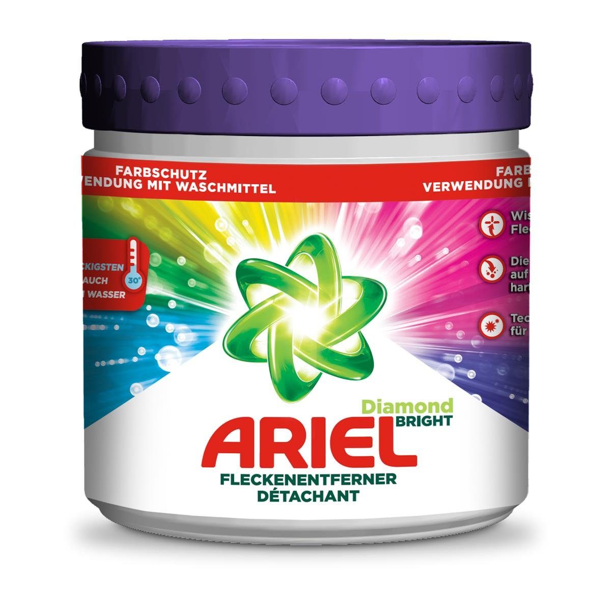 ARIEL Ariel Fleckenentferner Color 500g löst Flecken auch im kalten Wasser (Fleckentferner
