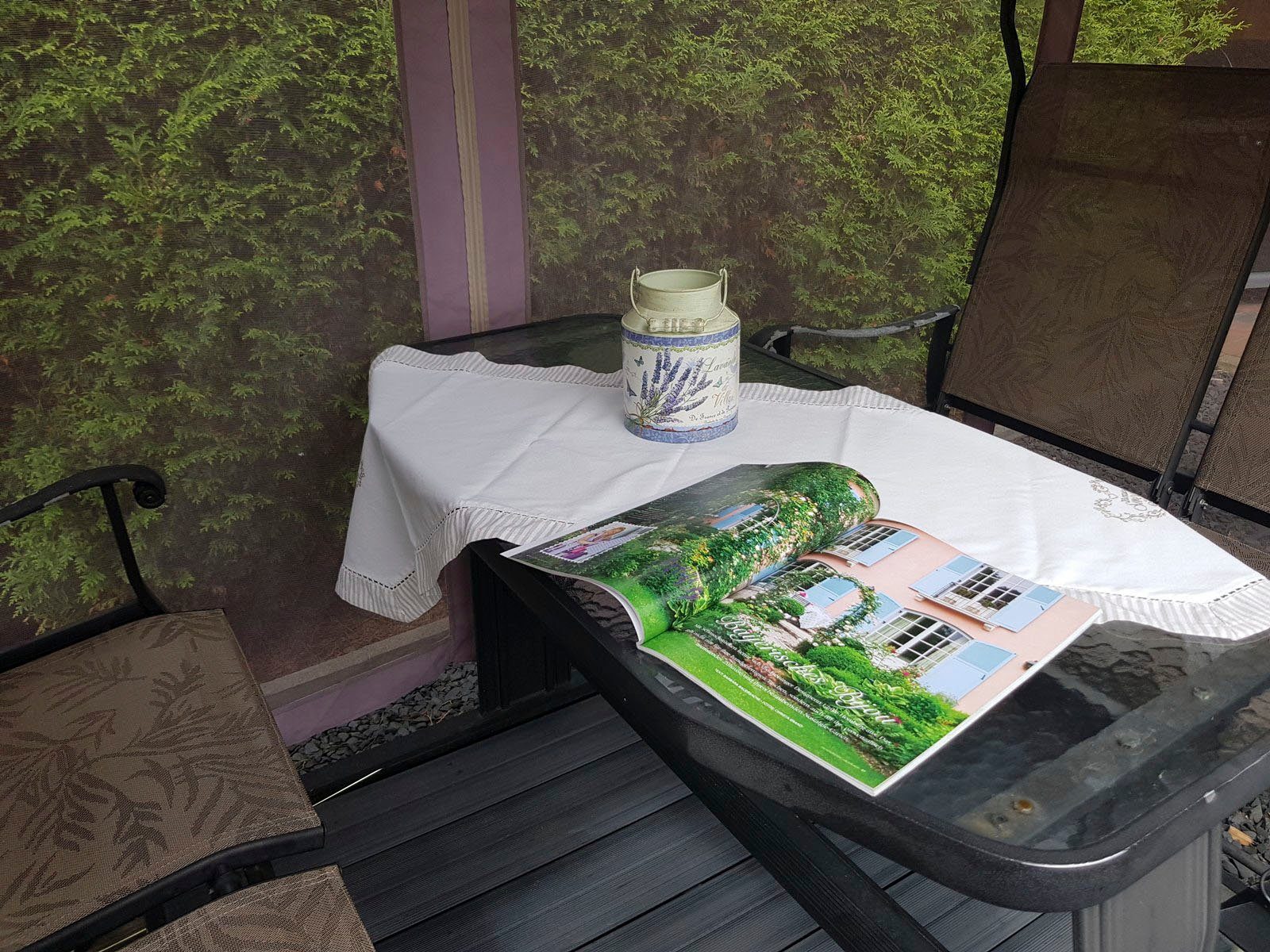 Ambiente Haus Dekovase Lavendel - Milchkanne (1 St)