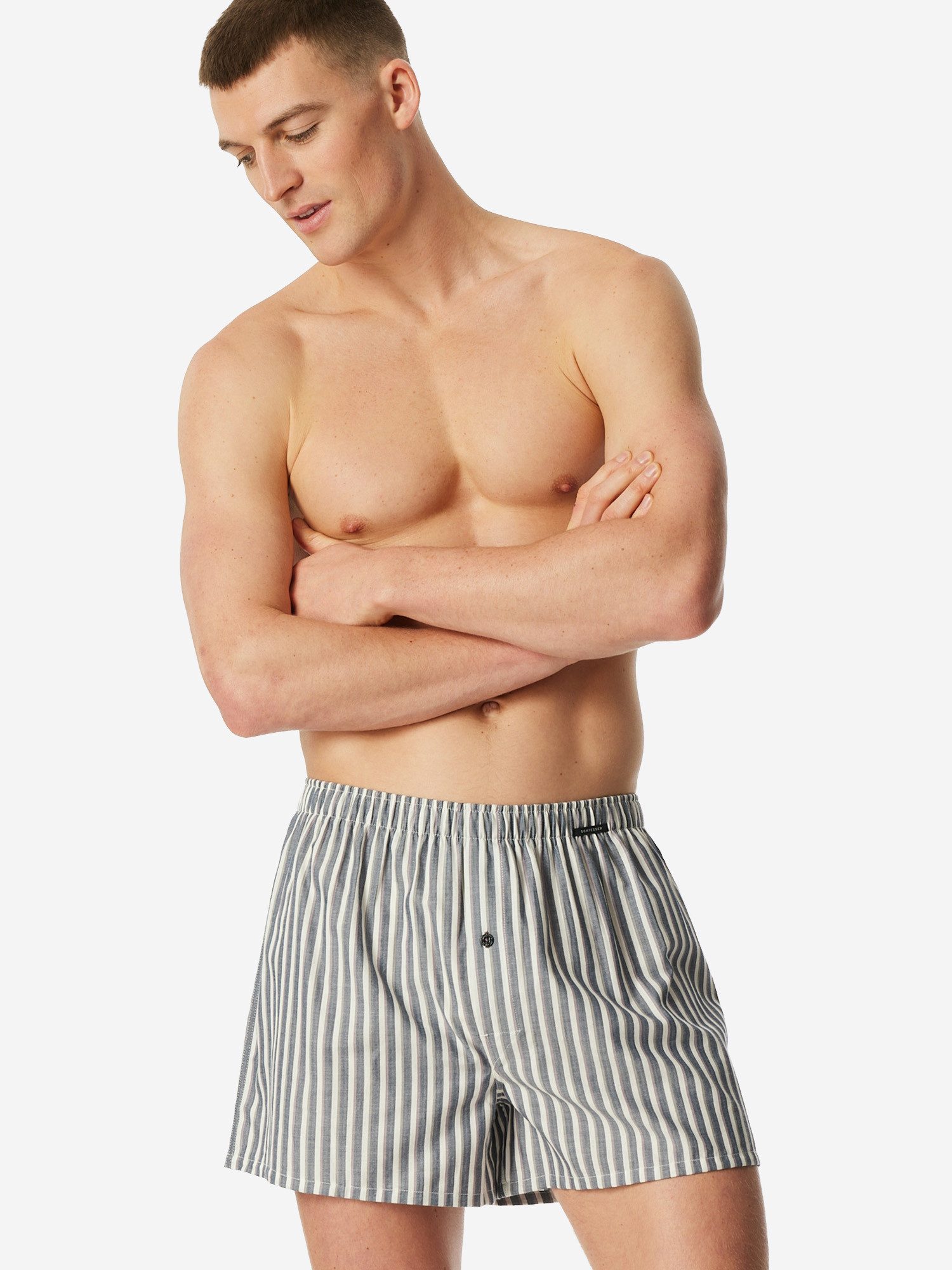 Schiesser Boxer Web - Multipacks (2-St) unterhose unterwäsche boxershort