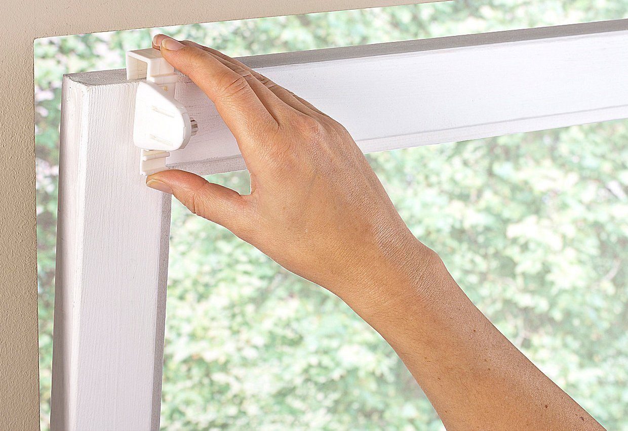 Doppelrollo Maringa Klemmfix, K-HOME, Lichtschutz, ohne Bohren, Klemmfix, in verschiedenen Größen und 11 Farben erhältlich