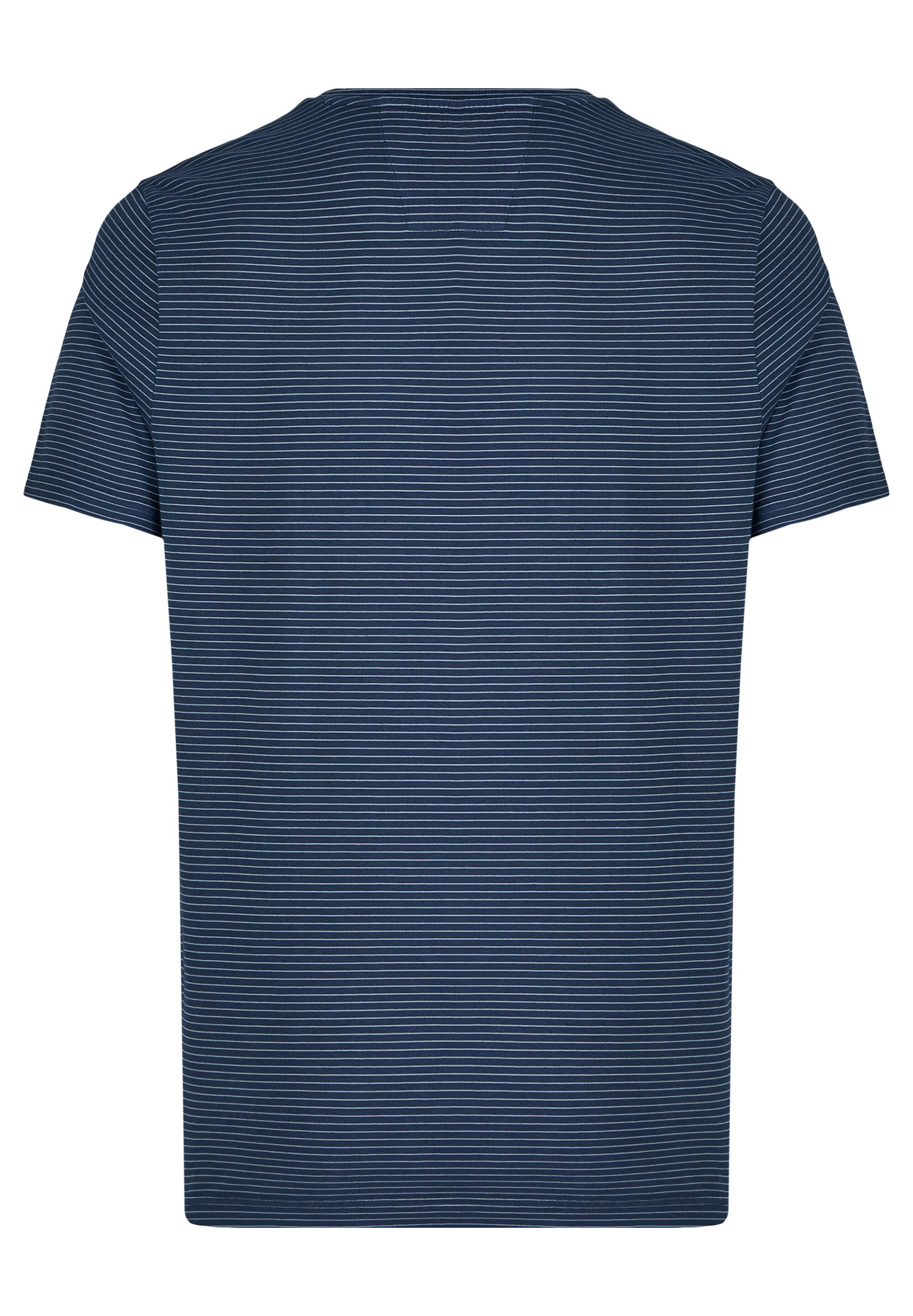 dark HECHTER blue Brusttasche T-Shirt PARIS