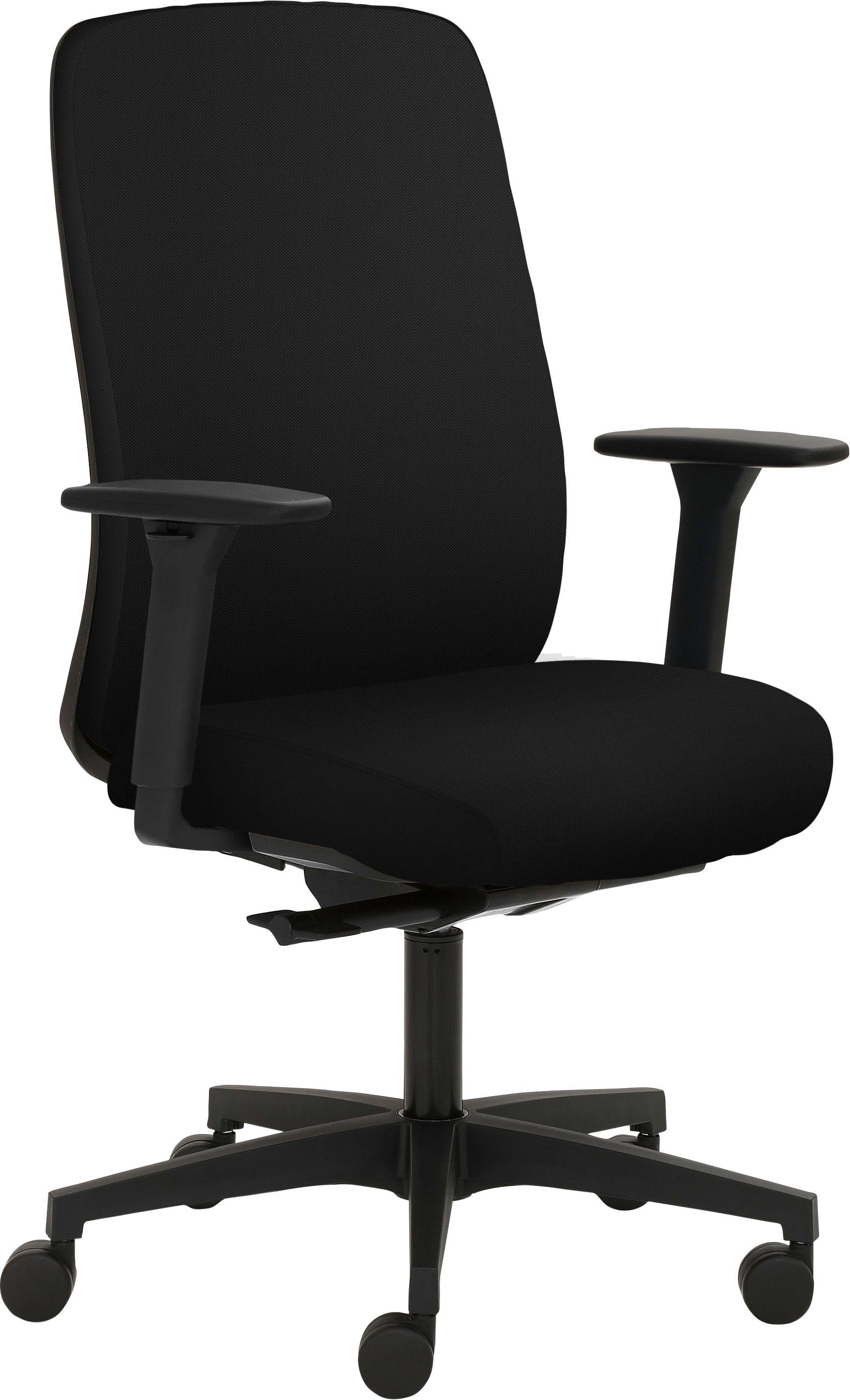 Mayer Sitzmöbel Drehstuhl 2229, höhenverstellbare Armlehnen, Sitztiefenverstellung Schwarz | Schwarz