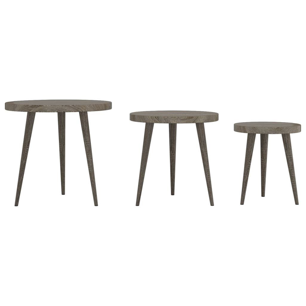 in Grau. aus Beistelltisch 3015926 MDF (3er Set), möbelando